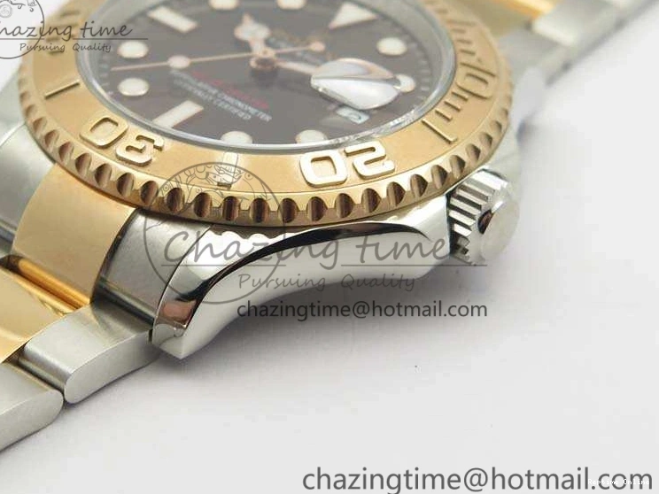 0223 Yacht-Master 116621 ARF 1:1 Best Edition Brown Dial On SS RG Bracelet A Affordable 3547